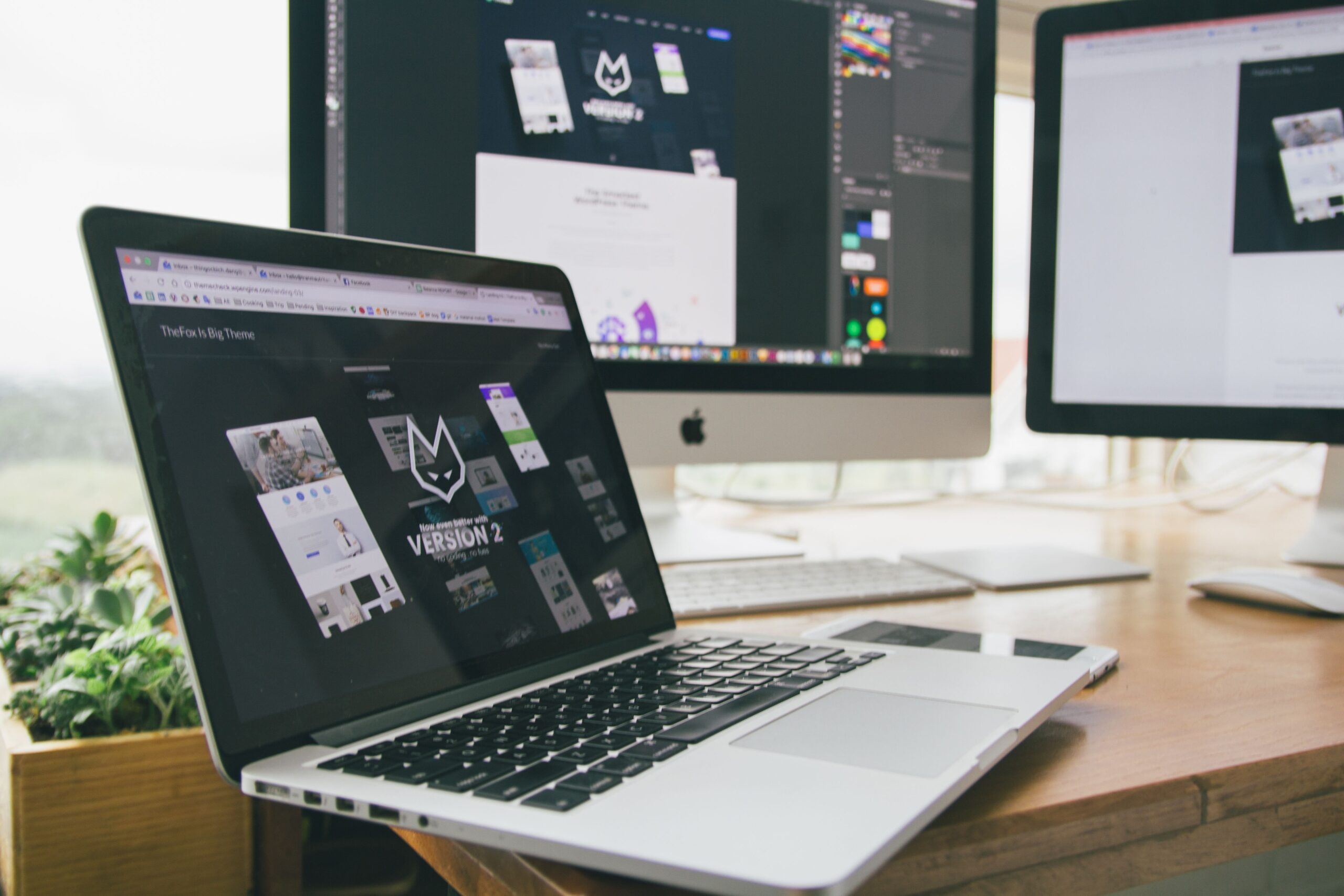 Landing page website design